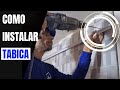 COMO INSTALAR TABICA , PARA  FORRO DE GESSO DRYWALL ,video passo a passo .