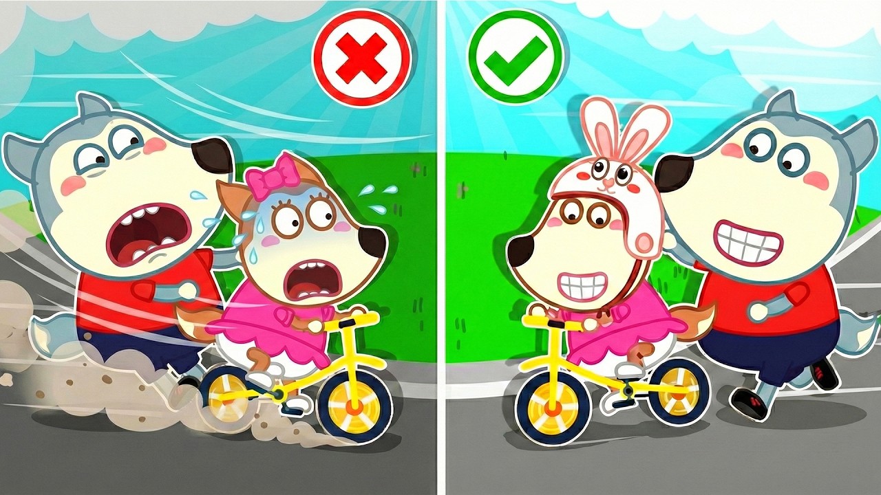 Как кататься правильно, Вулфу? | Советы по безопасности для детей | Wolfoo Russian