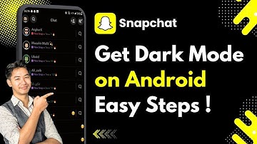 How To Get Dark Mode On Snapchat (For Android!!!)
