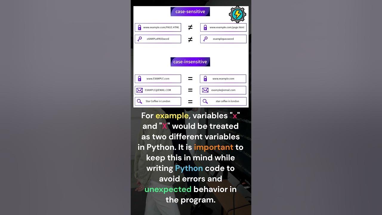 Is python a case sensitive language python sensitive 