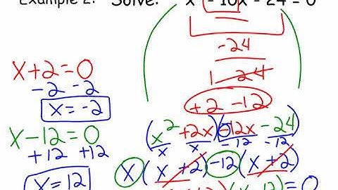 Algebra 1 Unit 5 Lesson 7 Factoring to Find Zeros