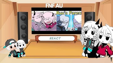 FNF AU MFM React - Rasazy get bite & Ruv Parents (My AU)