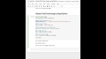 Day 94 : Extract Text from Image using Python
