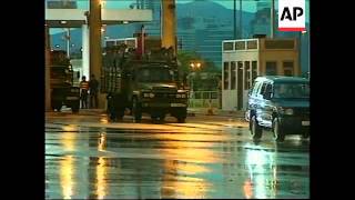 HONG KONG: PEOPLE'S LIBERATION ARMY ARRIVE AFTER HANDOVER