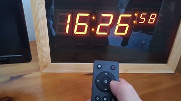 6 Digit clock - now with date and temperature display & remote control