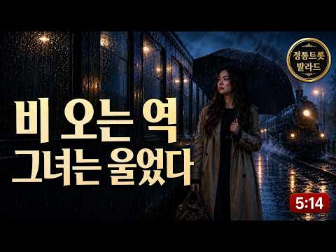 비 오는 간이역｜새벽 기차만 울고 갑니다｜눈물 나는 한탄 트로트