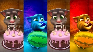 My Talking Tom -- Fails Cartoons Colors -- Funny Movements Games Part 454