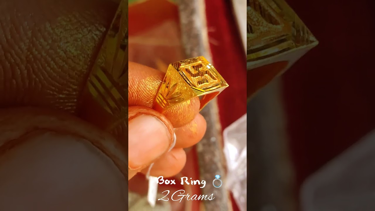 Box Ring 💍 | Only 2 grams In Nepali Gold | Pure 24K Gold ❤ | 