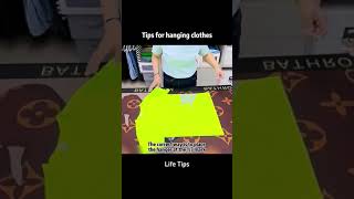 How to properly hang your clothes