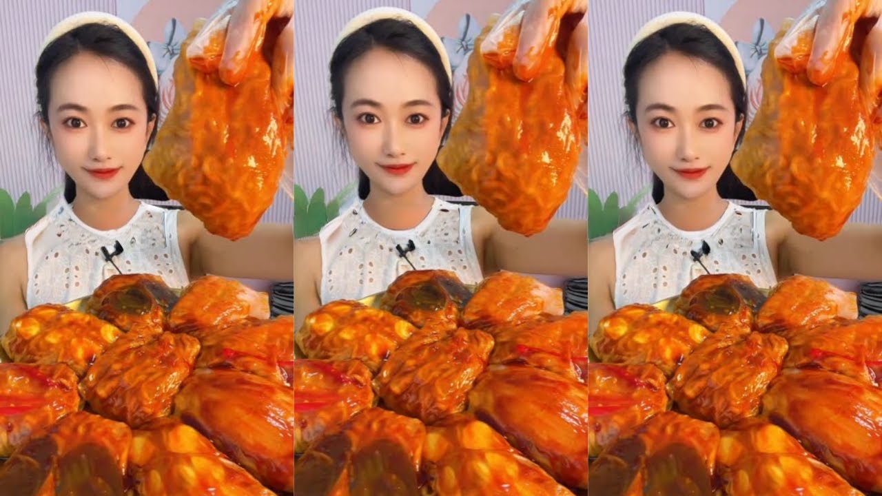 【MUKBANG】SPICY BRAISED PORK BELLY  EATING SHOW  CHINESE FOOD  食べる吃播 #咀嚼音 #food #mukbang #foodie