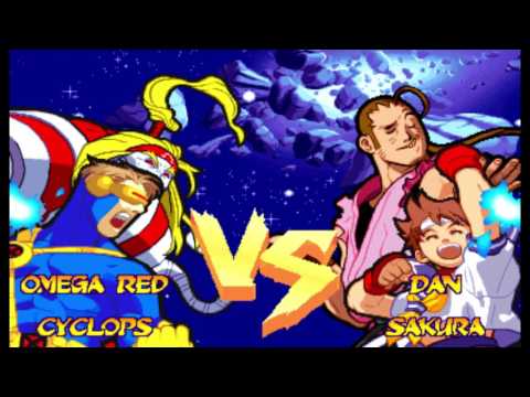 Marvel Super Heroes vs Street Fighter - Omega Red / Cyclops Playthrough ( Mar 5, 2016 )