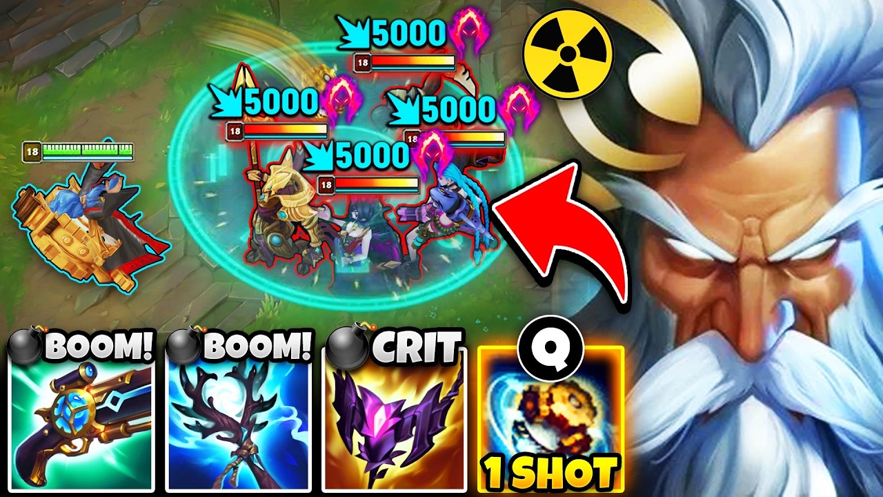 The strongest Zilean bombs you will ever witness... (THEY EXPLODE 3 TIMES)