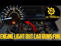 9 reasons check engine light on but car runs fine