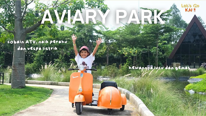 Family Time Seru di Aviary Park: Naik Motor Mini, Bird Show, sampai Feeding Time !
