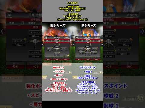 【プロスピA】変更点まとめ 玉井大翔