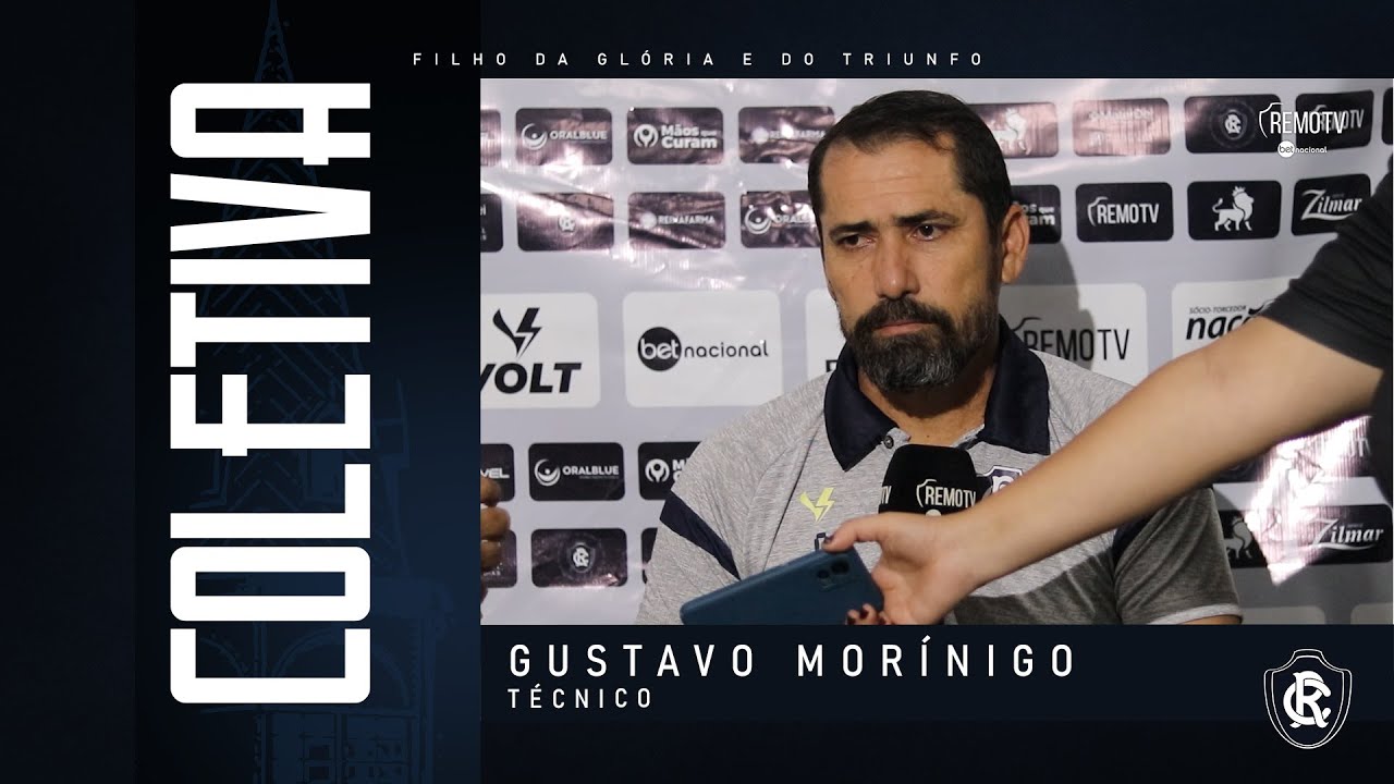 Coletiva com o técnico Gustavo Morínigo YouTube
