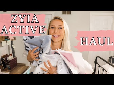 ZYIA ACTIVE TRY ON | activewear haul | 2021 Zyia try on review of 10 items | leggings + bra + tops