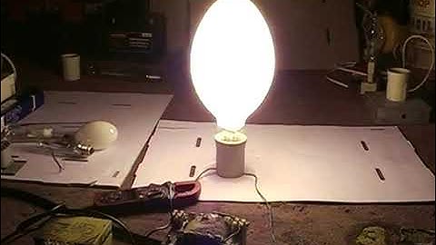 Mercury Lamp Pulling 7,000 Watts Direct On Mains   Ballast Bypassed !!
