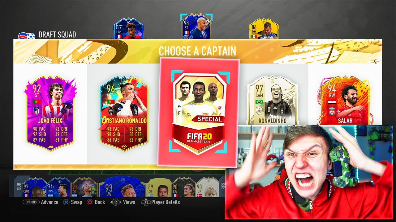 Icon In A 193 Fut Draft Rewards Pack Fifa Youtube