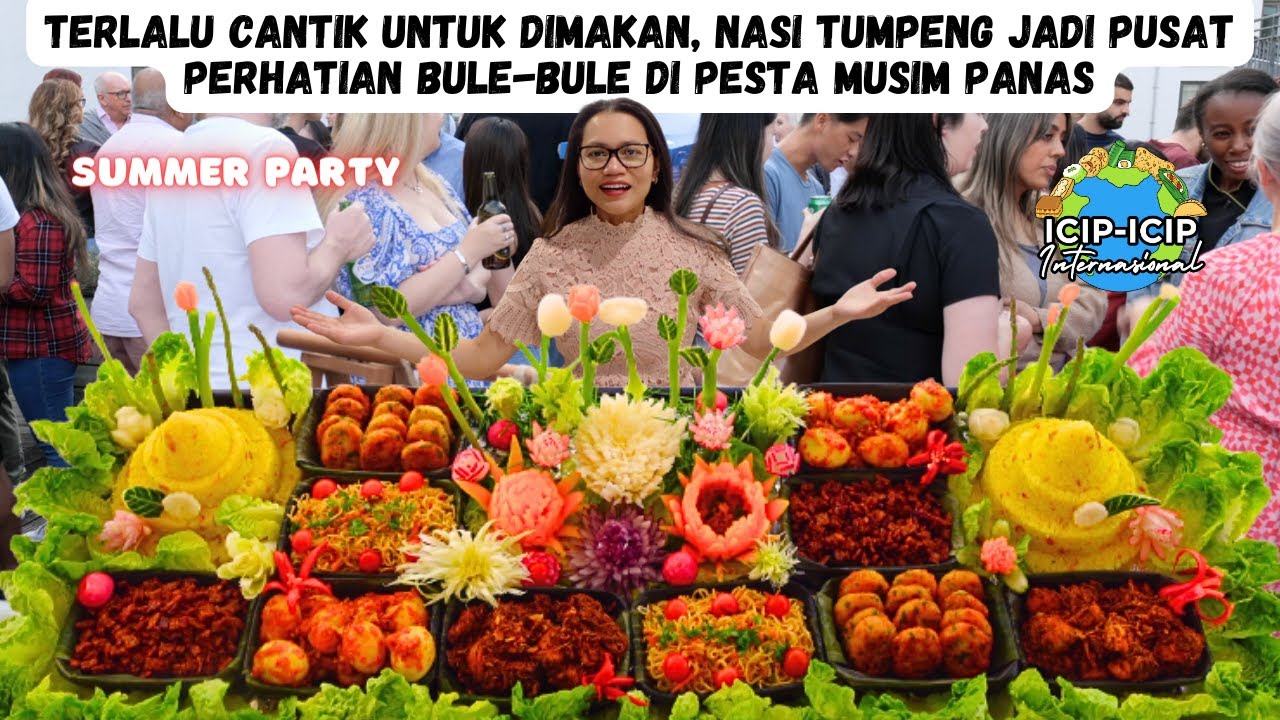 Рис Тумпенг слишком красив, чтобы его есть. Он становится центром внимания на летних вечеринках.