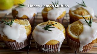 CC] (NO핸드믹스) 손거품기로 완성!! 새콤하고 달콤한 🍯🍋 꿀 레몬 머핀 만들기 ; Honey Lemon Muffins Recipe | SweetMiMy