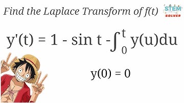 7.4-43 Use Laplace Transform to solve given integral equation | DE