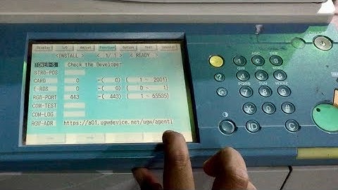 Toner mix settings on Canon iR3300, 4570, 6000 series copier machine