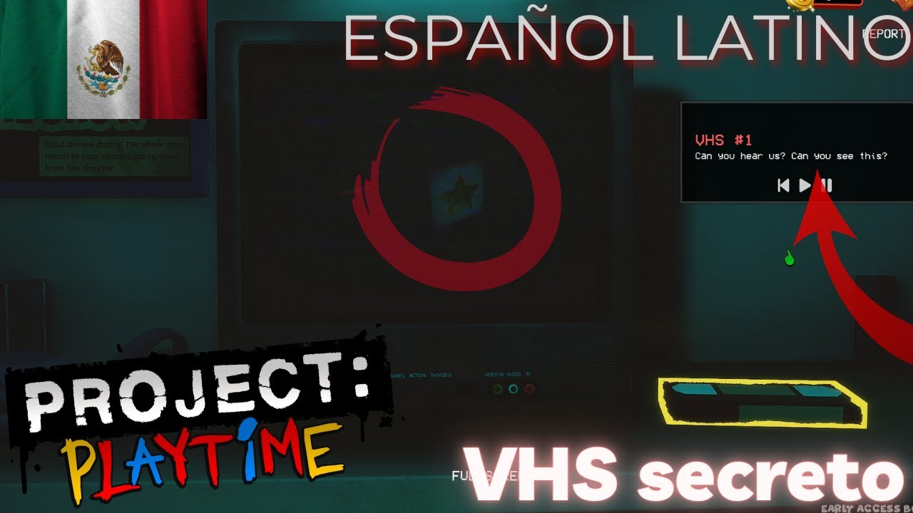 PROJECT PLAYTIME VHS EN ESPAÑOL LATINO - "¿PUEDES OIRNOS?,¿PUEDES VER ESTO?"