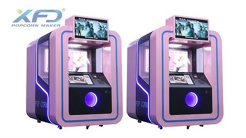 XFD Self-Serve Robot Popcorn Dispenser Warm Machine with Mechanical Arm for Popcorn and Chips
