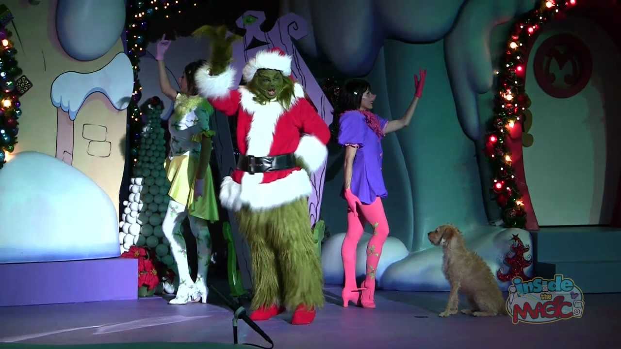 You're a Mean One Mr. Grinch performed during Grinchmas at Universal Orlando