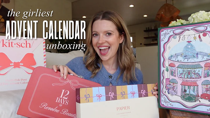 *cutest* 2025 Advent Calendar Unboxing - Anthropologie, Kitsch, Papier + Revolve Beauty