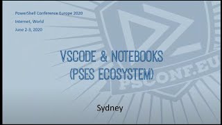 Notebooks + VS Code - Sydney Smith - PSCONFEU 2020