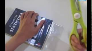 Tutorial Cara Menyampul Buku dengan Sampul Plastik