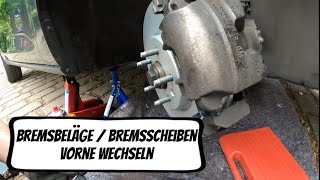 Opel Astra K - Vorne Bremsscheiben & Beläge wechseln [English Sub]