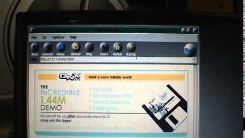 Amazing BlackBerry 10 OS Vintage QNX Demo Floppy!