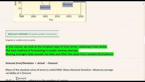 BUSB232  - Ch 18 Time Series Forecasting