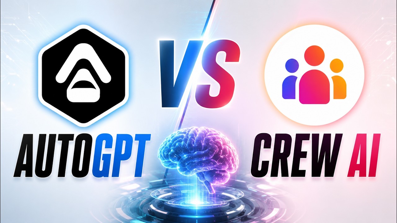 🤖 AutoGPT vs CrewAI — The AI Agent Battle You Need To See ⚡