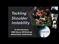 Shoulder Instability Seminar | Shoulder Elbow Orthopaedic Clinic