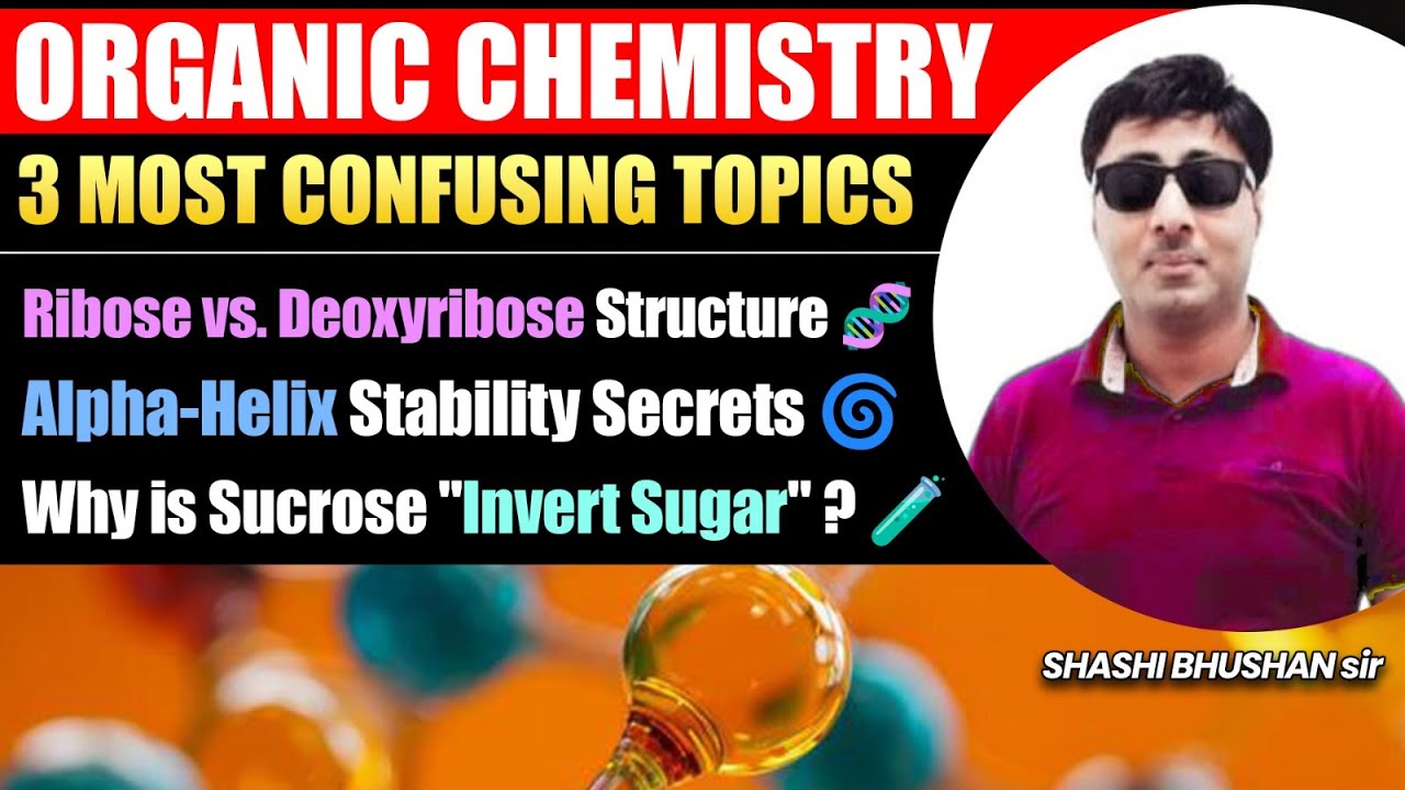 Biomolecules: DNA, Proteins & Sucrose Concepts You Must Know for NEET! Explained by Shashi Sir