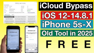 iCloud Bypass iOS 12-14.8.1 iPhone 5S-iPhone X iFRPFILE AIO Still Working in 2025