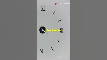 Why Clocks Spin Clockwise
