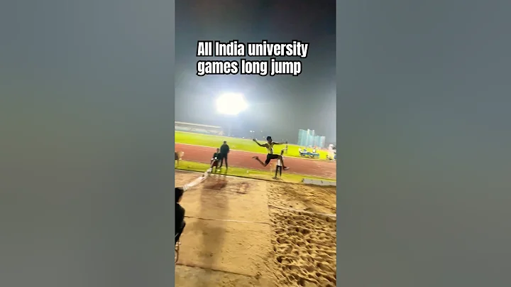 All India university games long jump #youtubeshorts #longjump