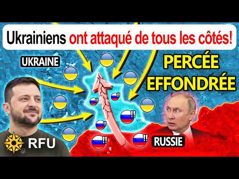 Pénétration Massive Echoue : Ukrainiens la Démantèlent Complètement.