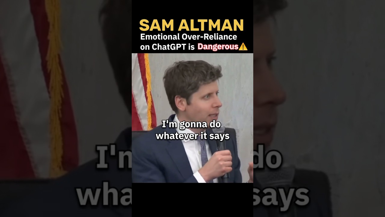Sam Altman Warns about Emotional Dependence on ChatGPT 