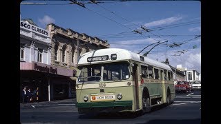 Auckland, New Zealand Trolleybus Scenes   1978