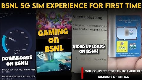I Used BSNL 5G SIM For First Time in PANJAB (Re-Upload)
