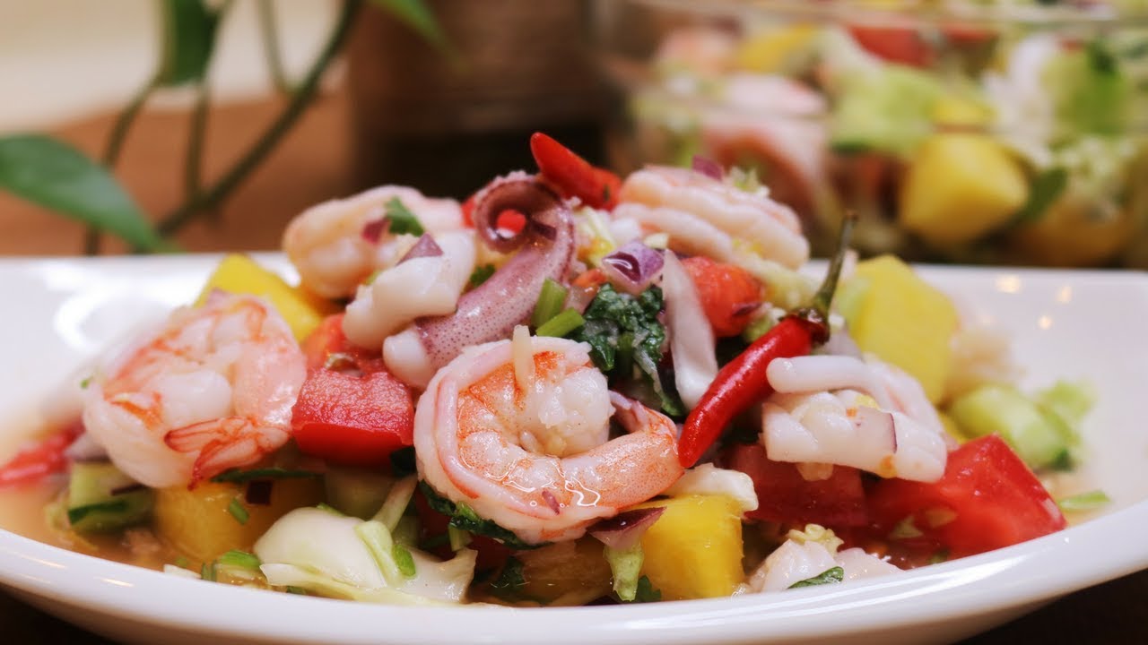Spicy Seafood Salad | Souped Up Recipes