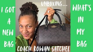 Coach Rowan Satchel Bag | Unboxing | WIMB