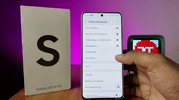 How to enable One Handed Mode in Samsung Galaxy S21 FE 5G