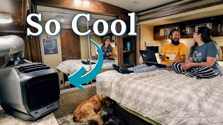 Upping Our Summer Heat Game ; How We Are Staying COOLER in the RV this Summer | EcoFlow Wave 2